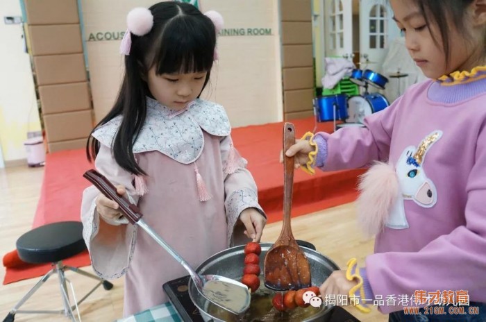 廣東揭陽一品偉才幼兒園:歡歡喜喜過元宵,冰糖葫蘆甜心田