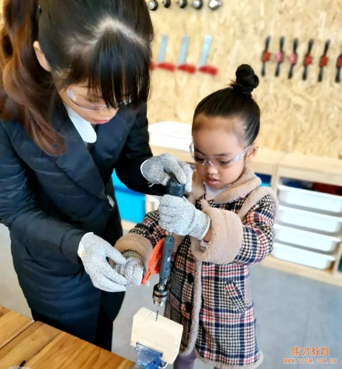 廣西南寧賓陽偉才幼兒園:木工坊初體驗