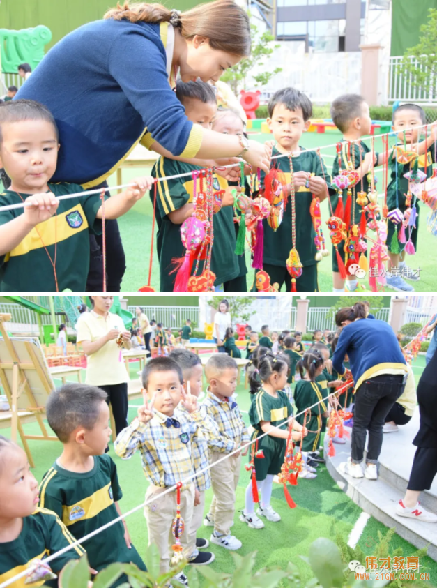 甘肅天水佳水岸偉才幼兒園端午節活動登上中國教育報!