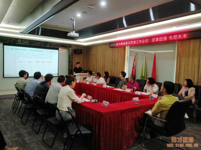 變革圖強,布局未來——偉才教育第四季度工作會議